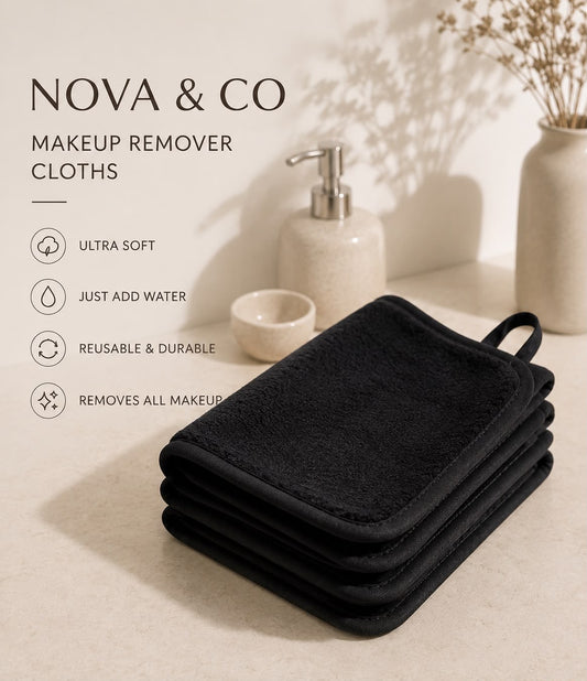 Nova & Co™ Luxury Microfiber Face Cloth - 2 Pack