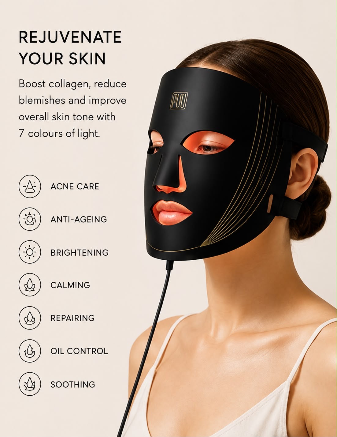 Nova & Co™ Luxury LED Face Mask